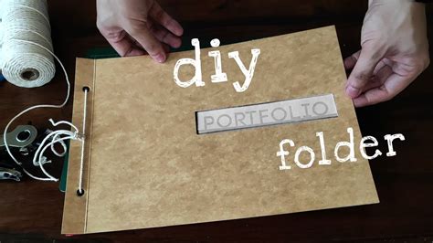 DIY PORTFOLIO FOLDER .
